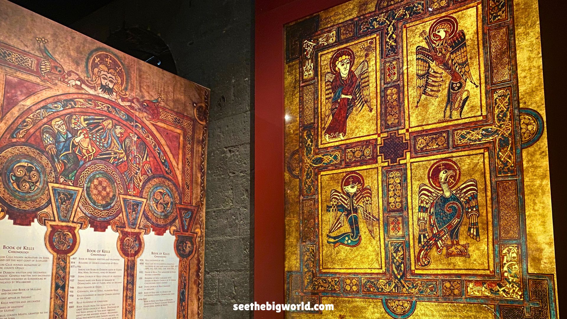 Book of Kells 凱爾經｜都柏林三一學院長廊圖書館